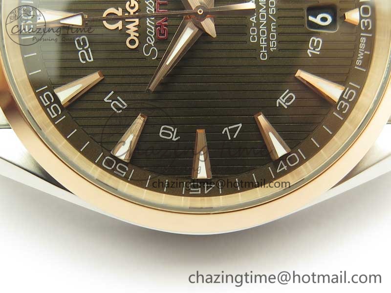 Aqua-Terra-150M-GMT-SS-RG-VSF-1-1-Best-Edition-Brown-Textured-Dial-on-SS-RG-Bracelet-A8605-Super-Clone-7.jpg