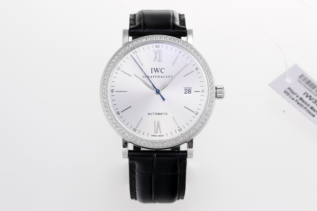 [V7공장]IWC 포르토피노 IW3565 다이아몬드 베젤 실버다이얼 ETA2892