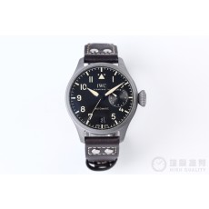 [YL공장]IWC 빅 파일럿 IW501004 샌드블라스티드 블랙다이얼 가죽스트랩