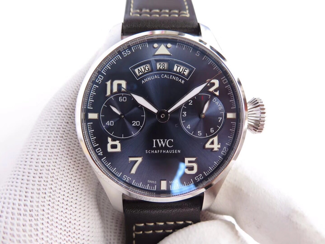 [YL공장]IWC 빅 파일럿 애뉴얼 캘린더 어린왕자 에디션 IW502703 블루다이얼 가죽스트랩