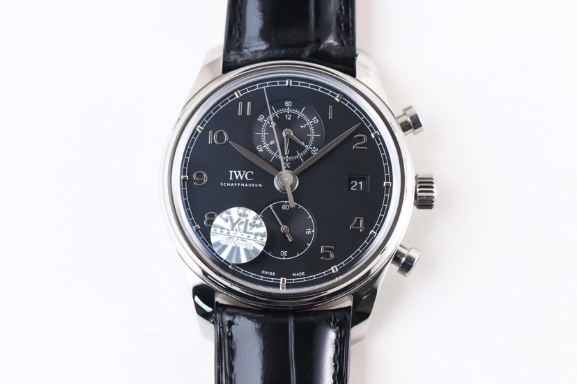 [YL공장]IWC 포르투기즈 IW3903 블랙다이얼 가죽스트랩