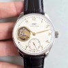 [YL공장]IWC 포르투기즈 투어빌론 IW5463 화이트다이얼 골드핸즈 가죽스트랩