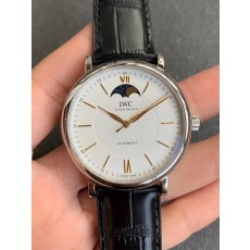 [MKS공장]IWC 포르토피노 IW459402 화이트다이얼 골드핸즈 가죽스트랩