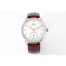 [ZF공장]IWC 포르투기즈 IW358303 화이트다이얼 골드핸즈 가죽스트랩