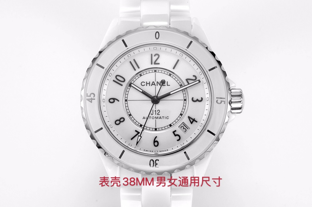 [BV공장]샤넬 J12 세라믹화이트 숫자인덱스 38mm