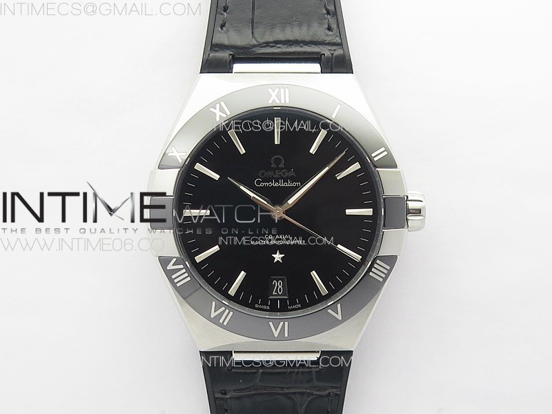 [VS공장]컨스틸레이션 블랙 다이얼 거미스트렙 41MM SSBlack Ceramic Bezel VSF 11 Best Edition Black Dial on Black Gummy Strap A8900