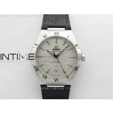 [VS공장]컨스틸레이션 실버다이얼 가죽스트렙 39MM SS VSF 11 Best Edition Silvevr Textured Dial on Black Leather Strap A8800