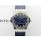 Classic Fusion 42mm SS APSF 11 Best Edition Blue Dial On Gummy Strap A2892