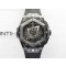 Big Bang Sang Bleu II Black Ceramic BBF Best Edition on Black Rubber Strap A1240