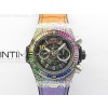 Big Bang Unico Rainbow King SS 45mm ZF 11 Best Edition on Rainbow Gummy Strap A1242