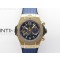 Hublot Big Bang Unico RG ZF 11 Best Edition Blue Skeleton Dial on Blue Rubber Strap A1280