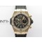 Hublot Big Bang Unico RG Diamonds Bezel ZF 11 Best Edition Skeleton Dial on Black Rubber Strap A1280