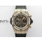 Hublot Big Bang Unico RG Full Diamonds ZF 11 Best Edition Skeleton Dial T Diamonds Bezel on Black Rubber Strap A1280