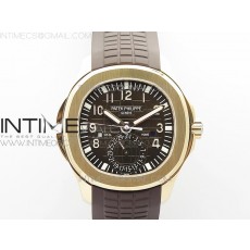 Aquanaut 5164R RG ZF 11 Best Edition Brown Dial on Brown Rubber Strap A324