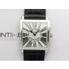 Master Square SS Ladies ZF 11 Best Edition White Roman Dial on Black Leather Strap Ronda Quartz