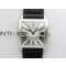 Master Square SS Ladies ZF 11 Best Edition White Roman Dial on Black Leather Strap Ronda Quartz