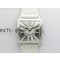 Master Square SS Ladies ZF 11 Best Edition White Roman Dial on White Leather Strap Ronda Quartz