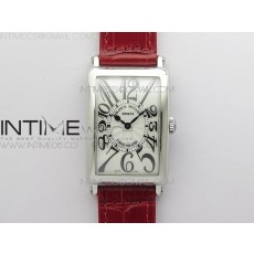 Long Island Ladies SS ZF 11 Best Edition on Red Leather Strap Ronda Quartz