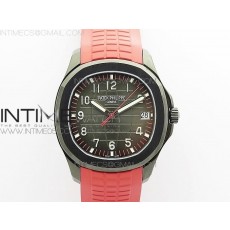 Aquanaut Jumbo 5167A DLC ZF 11 Best Edition Black Dial on Red Rubber Strap 324CS(Free Box)