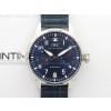 Big Pilot IW501008 Real PR SS ZF 11 Best Edition Blue Dial on Blue Leather Strap A51111