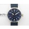 Big Pilot IW501008 Real PR SS ZF 11 Best Edition Blue Dial on Blue Leather Strap A51111