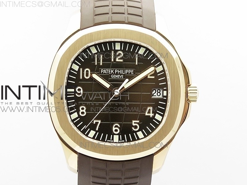 Aquanaut 5167R RG ZF 11 Best Edition Brown Dial on Brown Rubber Strap 324CS (Free box)