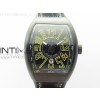 Vanguard V45 DLC ZF 11 Best Edition Black Yellow Markers Dial on Black Gummy Strap MIYOTA 9015