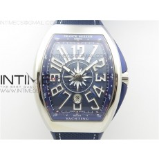 Vanguard V45 SS ZF Best Edition Blue Textured Dial on Blue Rubber Strap MIYOTA 9015