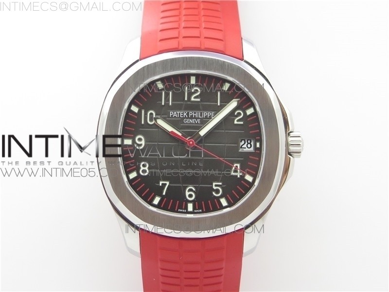 Aquanaut 5167A Singapore Edition SS ZF 11 Best Edition Red Second Hand on Red Rubber Strap 324CS (Free box)