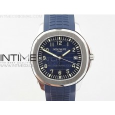 Aquanaut Jumbo 5168G 42mm SS ZF 11 Best Edition Blue Dial on Blue Rubber Strap 324CS (Free box)