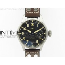 Big Pilot IW501004 TI ZF 11 Best Edition Black Dial on Brown Leather Strap A52110