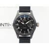 Big Pilot Real PR IW502001 Real Ceramic V2 ZF 11 Best Edition Black Dial on Black Calfskin Strap A51111