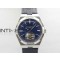 Overseas Tourbillon SS BBR Best Edition Blue Dial on Blue Leather Strap