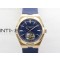 Overseas Tourbillon RG BBR Best Edition Blue Dial on Blue Rubber Strap