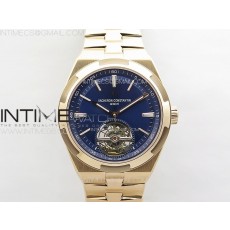 Overseas Tourbillon RG BBR Best Edition Blue Dial on RG Bracelet