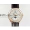 Master Calendar Moonphase RG OMF 11 Best Edition Silver Dial on Brown Leather Strap A8661