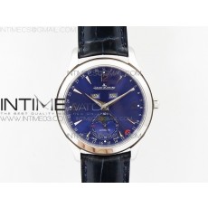 Master Calendar Moonphase SS OMF 11 Best Edition Blue Dial on Blue Leather Strap A8661