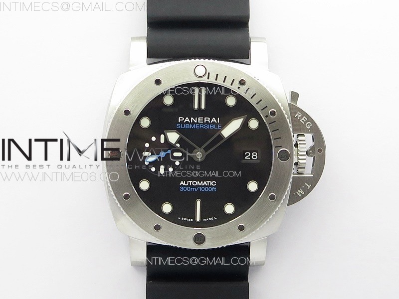 [TT공장]PAM1229 Submersible TTF Best Edition on Black Rubber Strap P.900 Clone