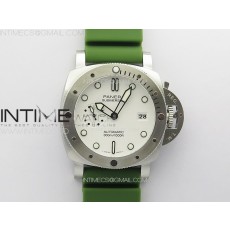 [TT공장]PAM1226 Submersible TTF Best Edition White Dial On Green Rubber Strap P.900 Clone