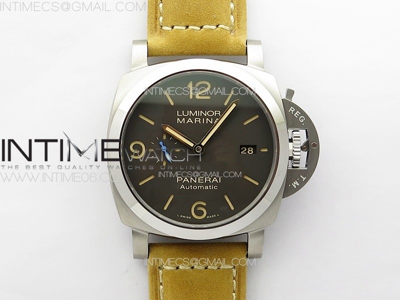 [TT공장]PAM 1351 Ti TTF 11 Best Edition on Brown Leather Strap P9010