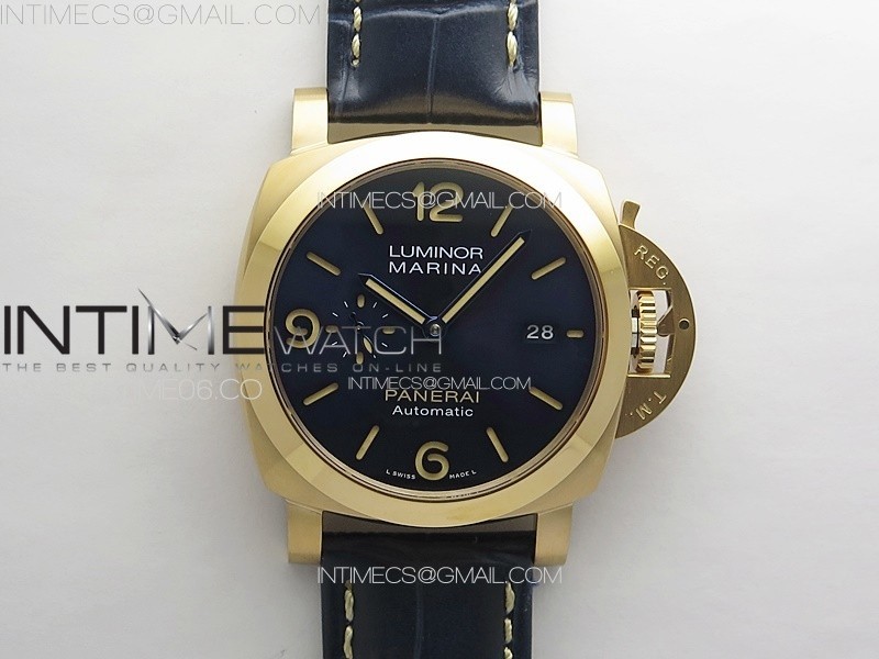 [TT공장]PAM 1112 RG TTF 11 Best Edition on Blue Leather Strap P9010