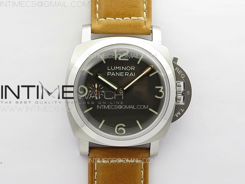 [HW공장] PAM1080 HWF 11 Best Edition on Brown Leather Strap A6497-2