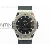 Classic Fusion 45mm Titanium WWF 11 V2 Best Edition Black Dial On Black Gummy Strap Asian HB1112