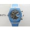 Hublot Big Bang Unico BlueWhite Ceramic BBF 11 Best Edition Skeleton Dial on BlueWhite Rubber Strap A1280