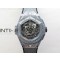 Big Bang Sang Bleu II Gray Ceramic BBF Best Edition on Gray Rubber Strap A1240