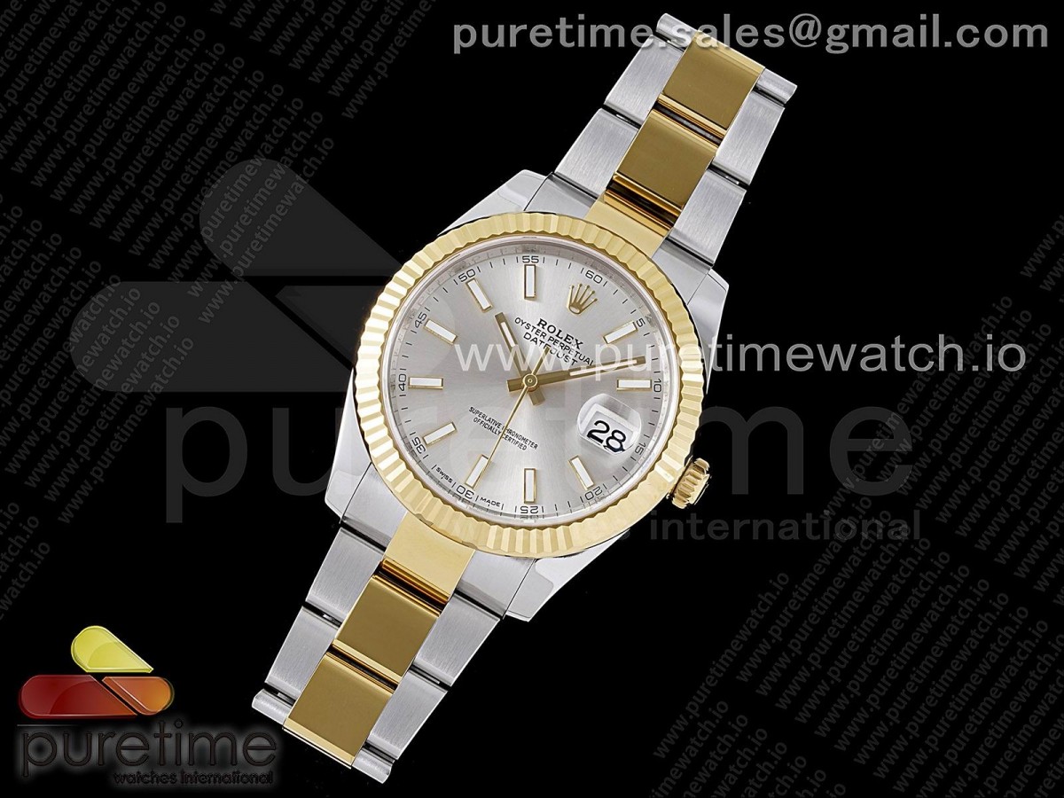 [VS공장] 롤렉스 데이저스트 41미리 콤비 실버다이얼 오이스터브레이슬릿 DateJust 41 126333 904L SS/YG VSF 1:1 Best Edition Silver Dial on Oyster Bracelet VS3235