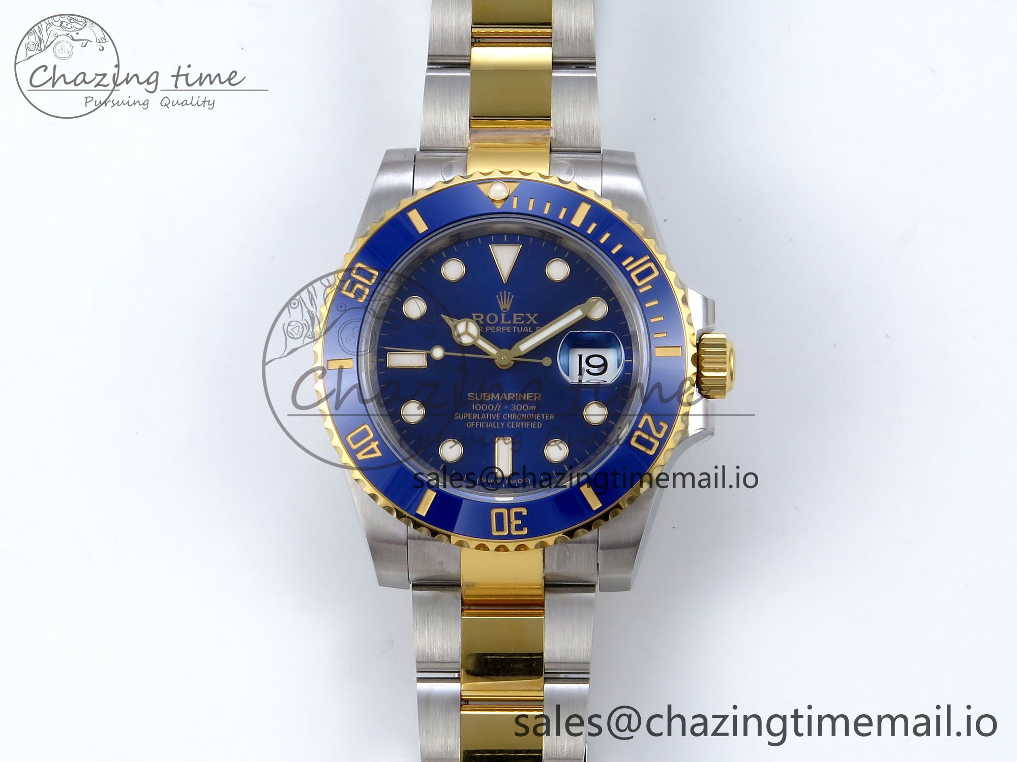 [VS공장]롤렉스 서브마리너 116613 LB  Blue Dial Blue Ceramic on SS YG Bracelet