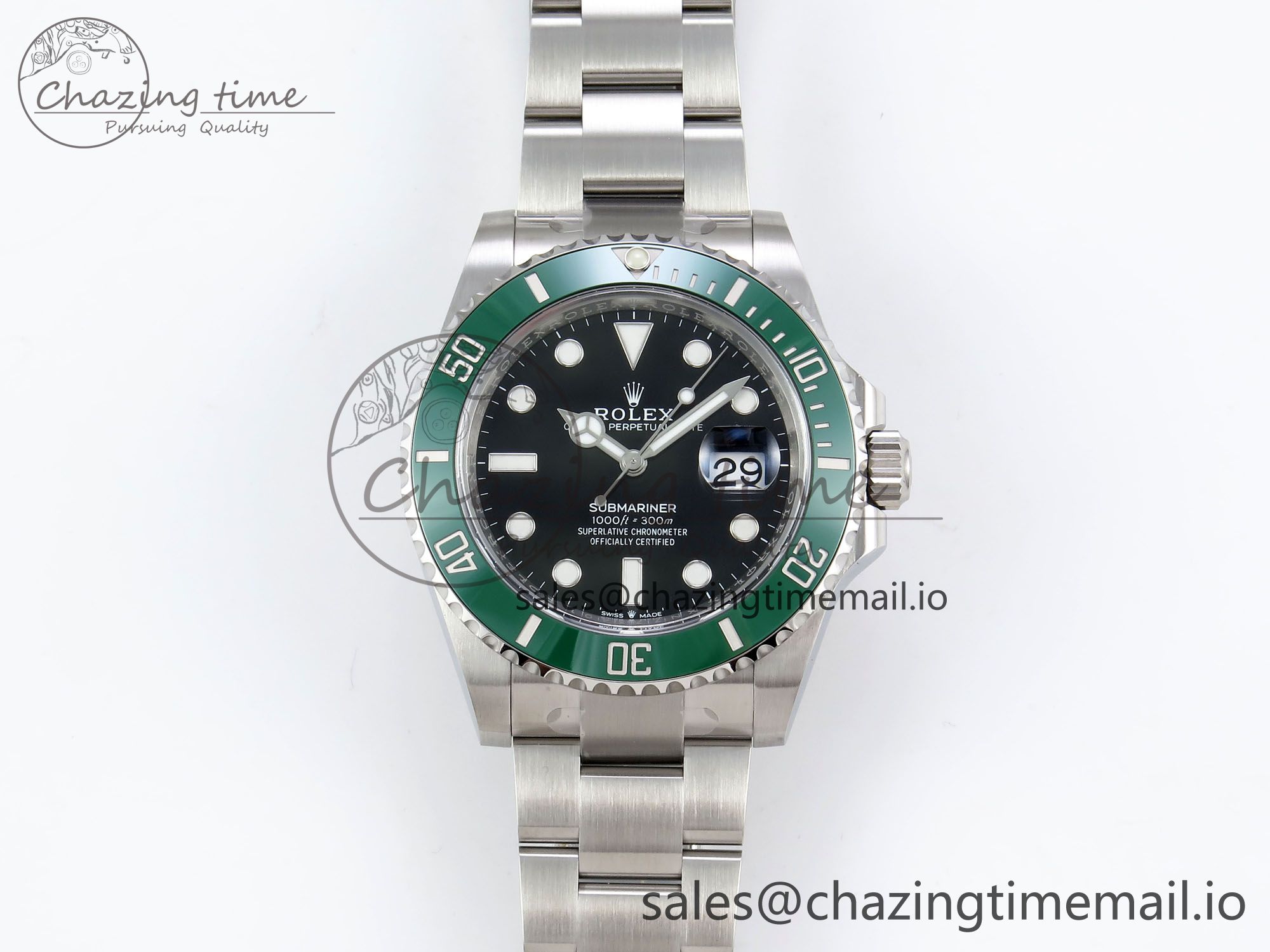 [Clean공장]롤렉스 서브마리너 41mm 126610 LV Kermit 904L Stee VR3235