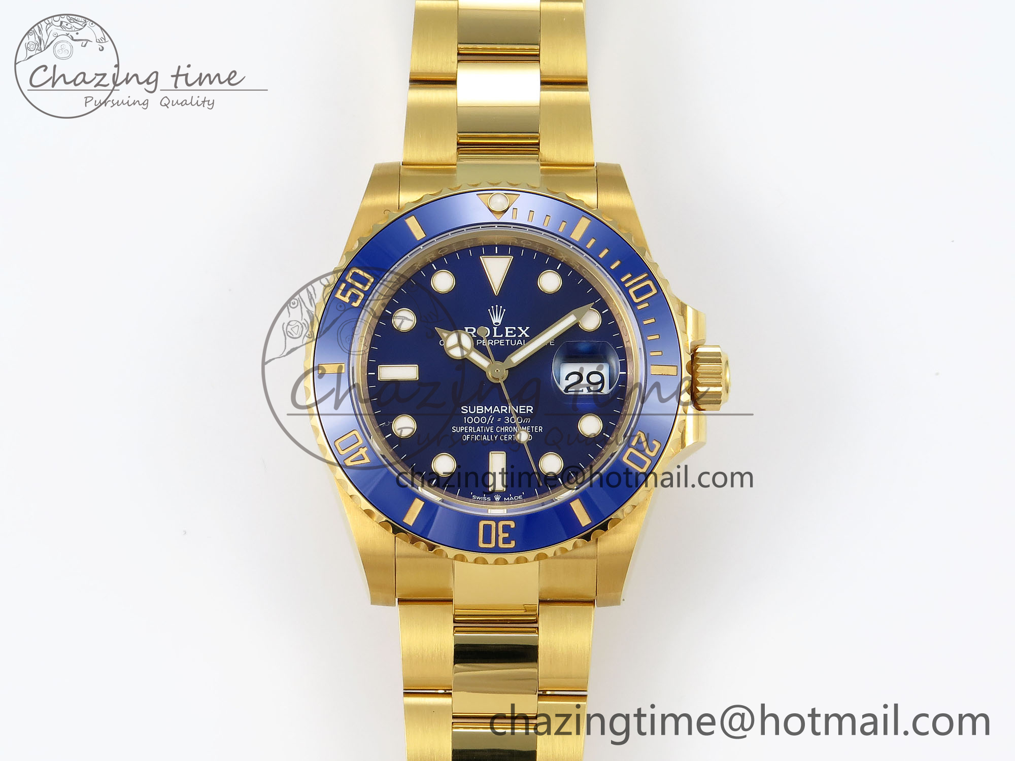 [VS공장]롤렉스 서브마리너 41mm 126618 LB Blue Dial on SS/YG Bracelet VS3235