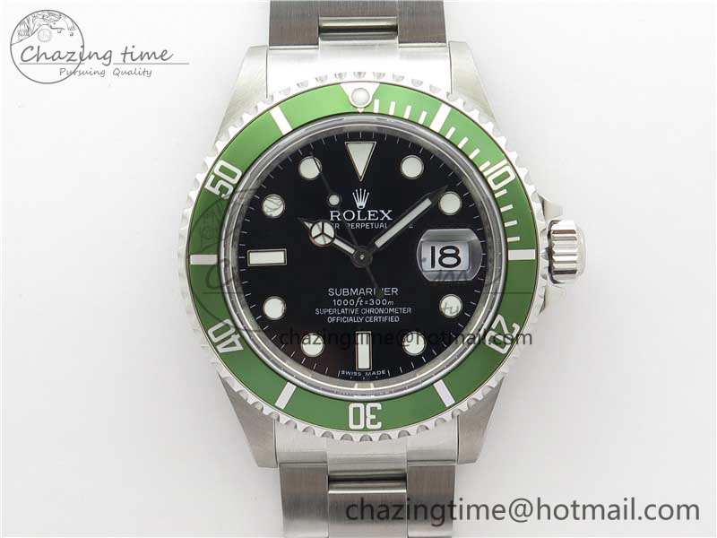 [AR공장]롤렉스 서브마리너 16610 LV Kermit Green  SH3135